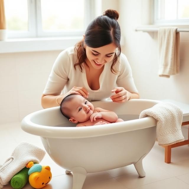 Първо къпане на бебето у дома: стъпка по стъпка за безстресово преживяване