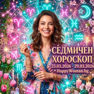 Седмичен Хороскоп за 23.03.2026 - 29.03.2026 за всяка зодия Седмичен Хороскоп за 23.03.2026 - 29.03.2026 за всяка зодия