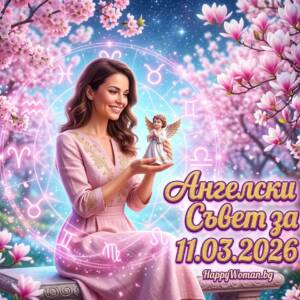 Ангелски Съвет за 11.03.2026 за всяка зодия Ангелски Съвет за 11.03.2026 за всяка зодия