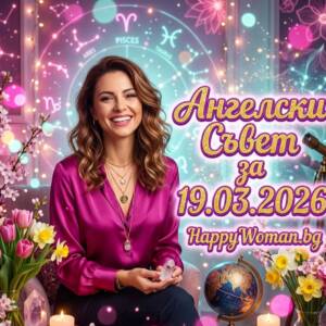 Ангелски Съвет за 19.03.2026 за всяка зодия Ангелски Съвет за 19.03.2026 за всяка зодия