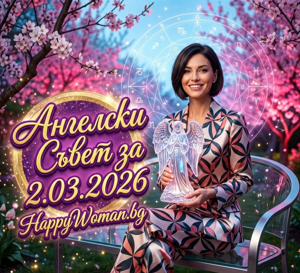 Ангелски Съвет за 2.03.2026 за всяка зодия Ангелски Съвет за 2.03.2026 за всяка зодия