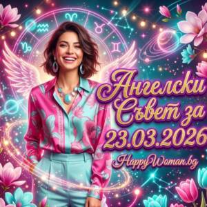 Ангелски Съвет за 23 Март 2026 за всяка зодия Ангелски Съвет за 23 Март 2026 за всяка зодия