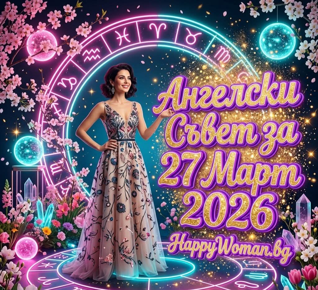 Ангелски Съвет за 27 Март 2026 за всяка зодия Ангелски Съвет за 27 Март 2026 за всяка зодия