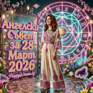 Ангелски Съвет за 28 Март 2026 за всяка зодия Ангелски Съвет за 28 Март 2026 за всяка зодия