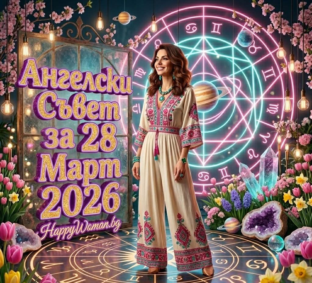 Ангелски Съвет за 28 Март 2026 за всяка зодия Ангелски Съвет за 28 Март 2026 за всяка зодия
