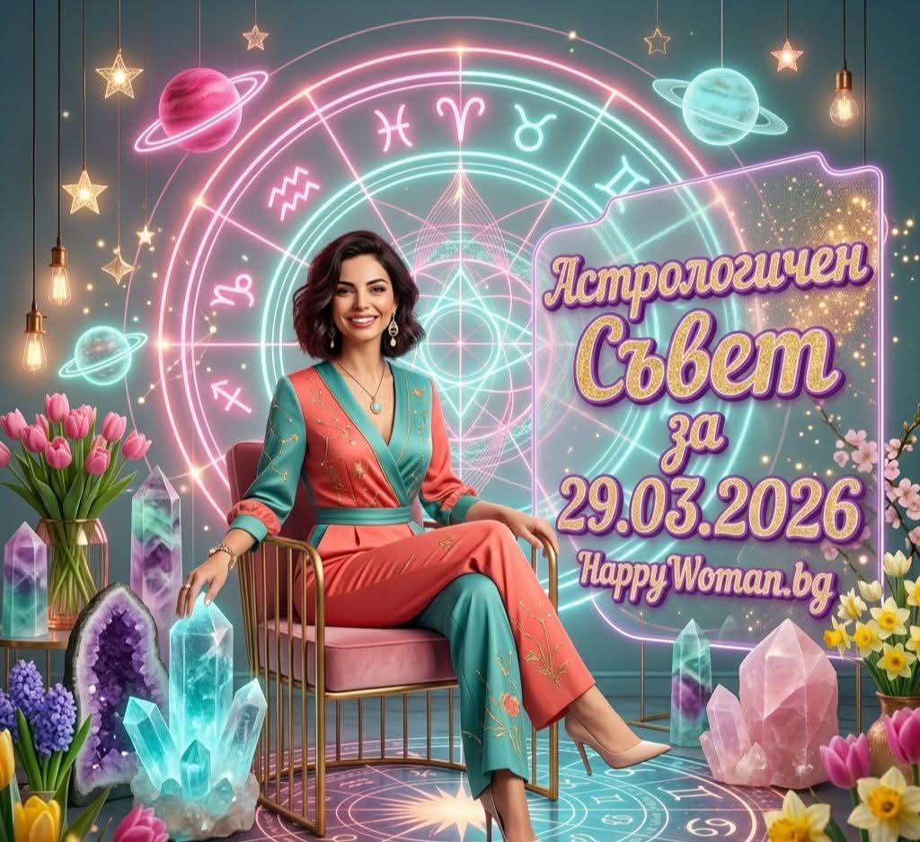 Астрологичен Съвет за 29 Март 2026 за всяка зодия Астрологичен Съвет за 29 Март 2026 за всяка зодия