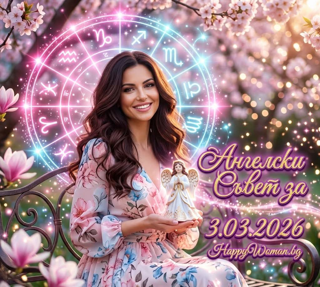 Ангелски Съвет за 3.03.2026 за всяка зодия Ангелски Съвет за 3.03.2026 за всяка зодия