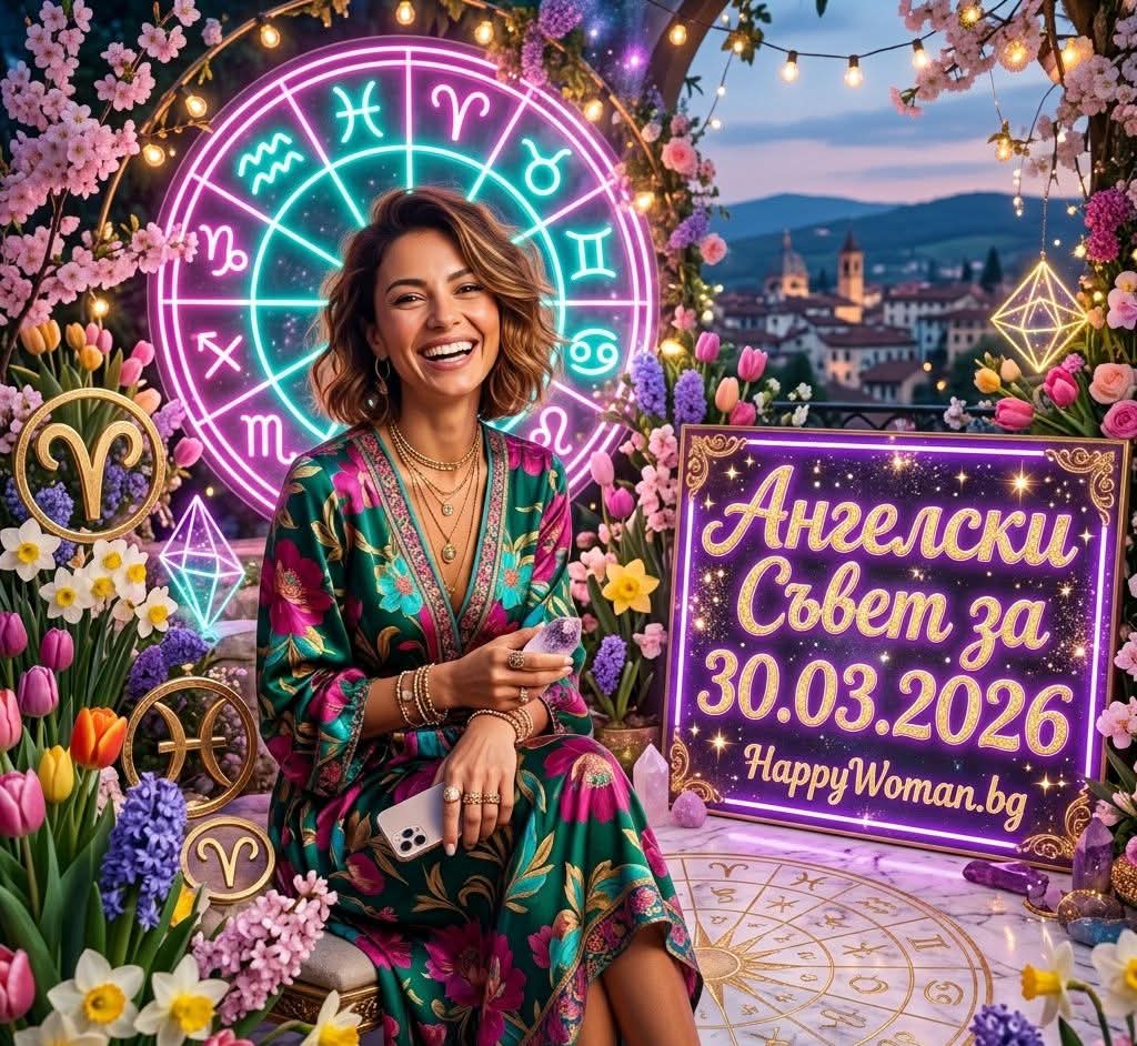 Ангелски Съвет за 30 Март 2026 за всяка зодия Ангелски Съвет за 30 Март 2026 за всяка зодия