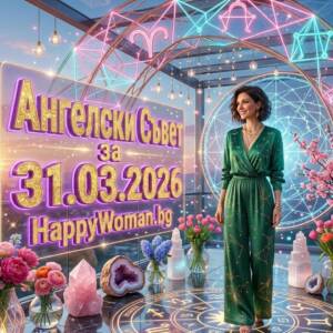 Ангелски Съвет за 31 Март 2026 за всяка зодия Ангелски Съвет за 31 Март 2026 за всяка зодия
