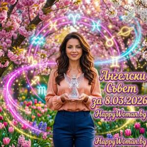 Ангелски Съвет за 8.03.2026 за всяка зодия Ангелски Съвет за 8.03.2026 за всяка зодия
