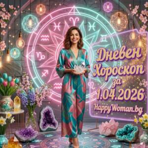 Дневен хороскоп за 1 Април 2026 - сряда Дневен хороскоп за 1 Април 2026 - сряда