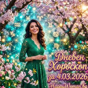 Дневен Хороскоп за 4.03.2026 - сряда Дневен Хороскоп за 4.03.2026 - сряда