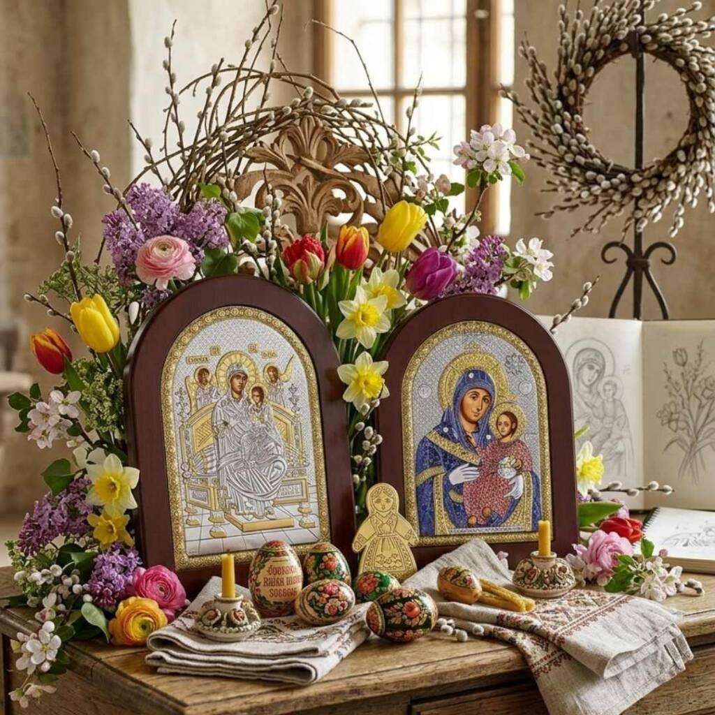 Кога е Цветница и кои икони носят духа на святото място в дома ни? Домашният уют и ароматът на прясната питка ни подсказват кога е Цветница и колко светъл е този ден