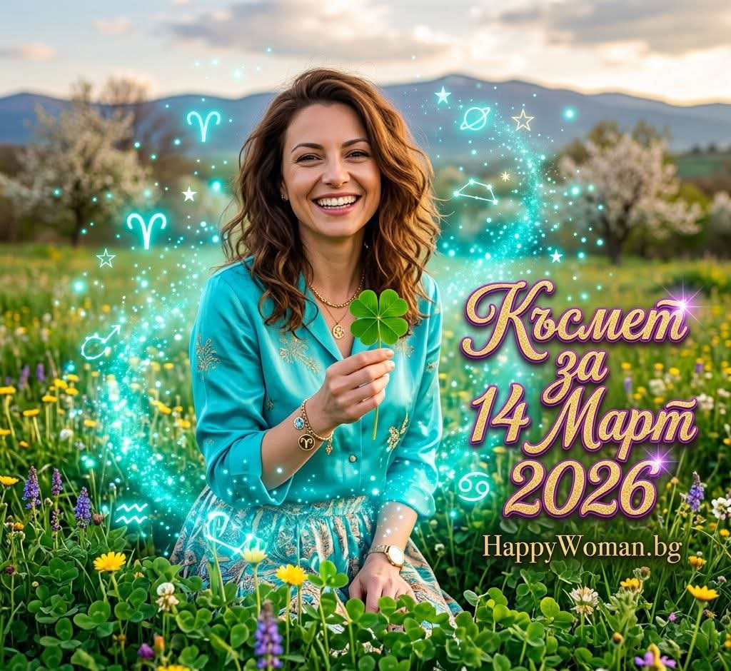 Късмет за 14 Март 2026 за всяка зодия Късмет за 14 Март 2026 за всяка зодия