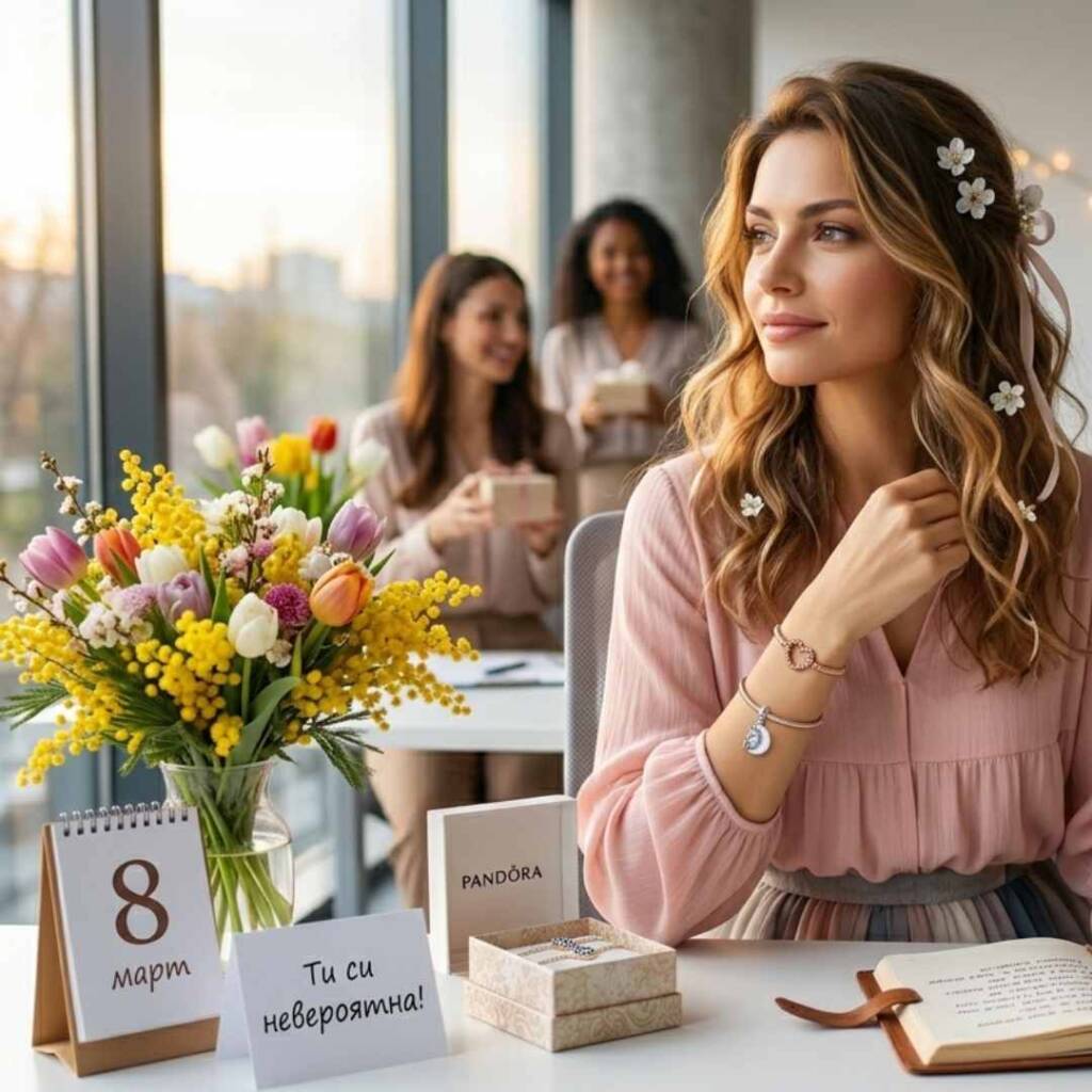 От романтичката до кариеристката: подаръци за 8 март според личността подаръци за 8 март гривни и талисмани тип Пандора за романтичката и мечтателката