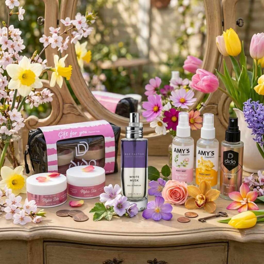 Цветница имен ден: Кой е най-благословеният подарък за празника? Дамски козметичен подаръчен комплект за свежа Цветница, имен ден.