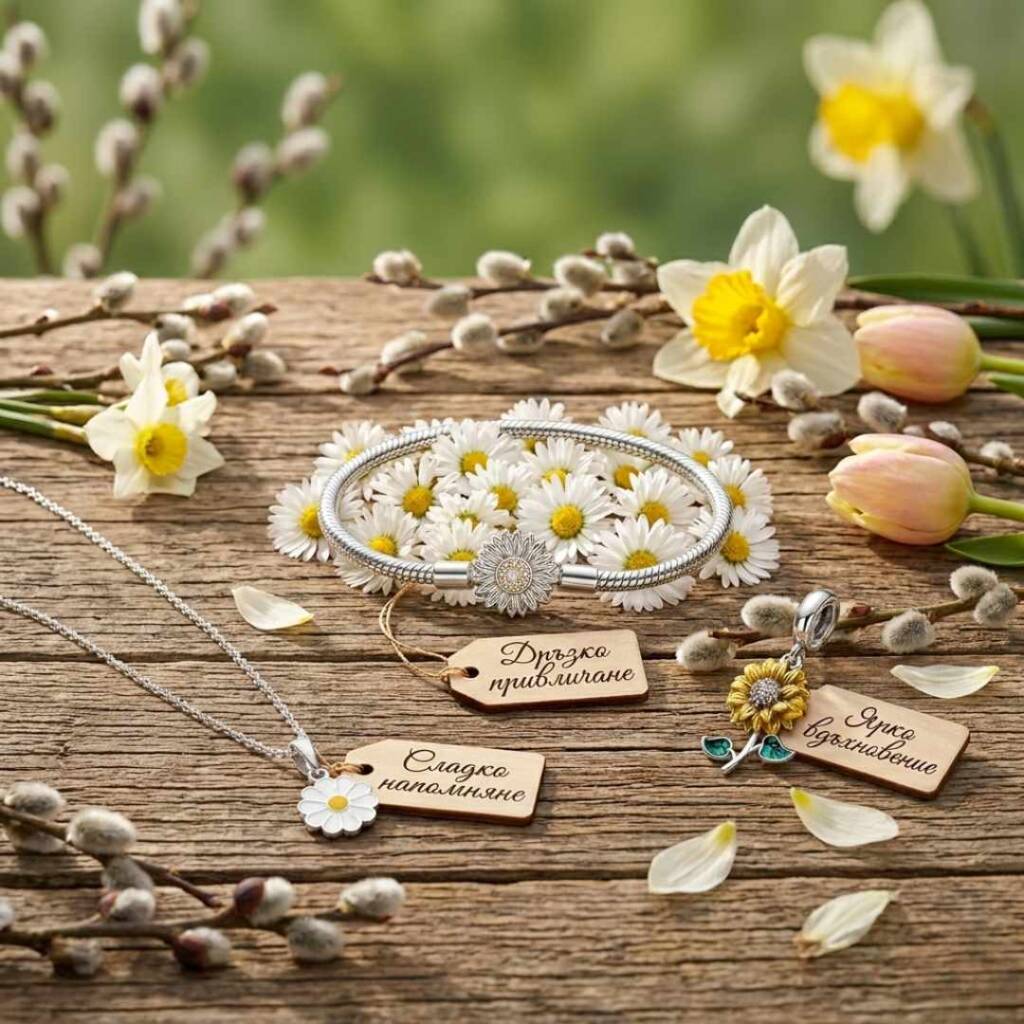 Цветница имен ден: Кой е най-благословеният подарък за празника? Сребърни бижута с маргаритки и слънчогледи, върбови клонки и нарциси – перфектният подарък за Цветница, имен ден