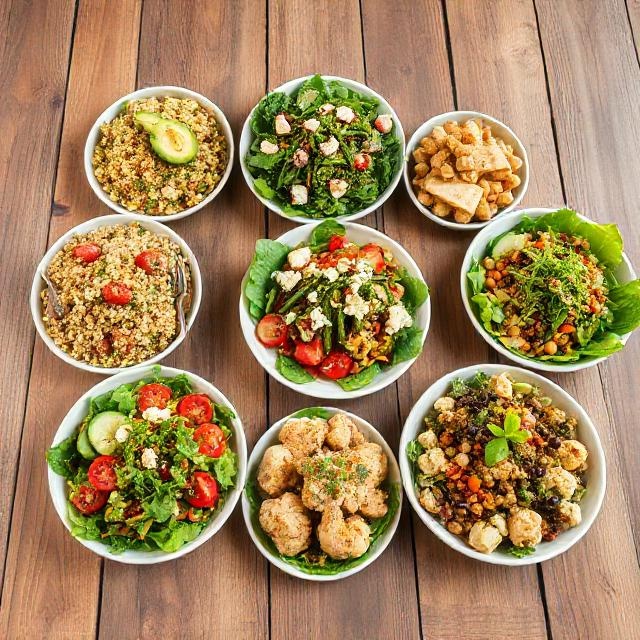 7 богати пролетни салати, които ще заменят основното ви хранене