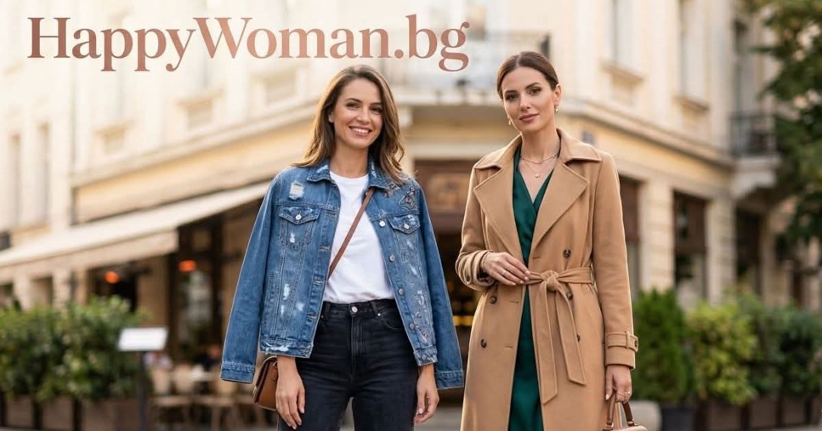 модна дилема каквп да носим през пролетта дънково яке или тренчкот