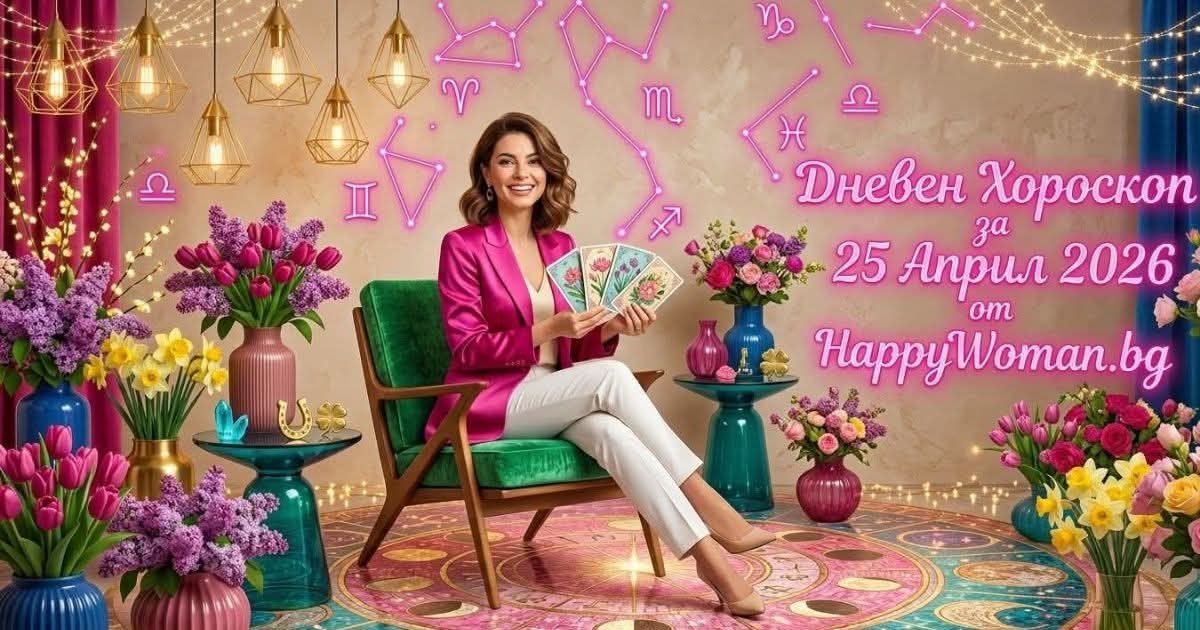 Хороскоп за 25 Април 2026 Хороскоп за 25 Април 2026