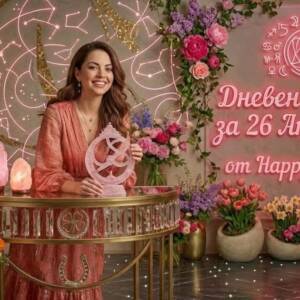 Хороскоп за 26 Април 2026 Хороскоп за 26 април 2026 - Виж какво те очаква!