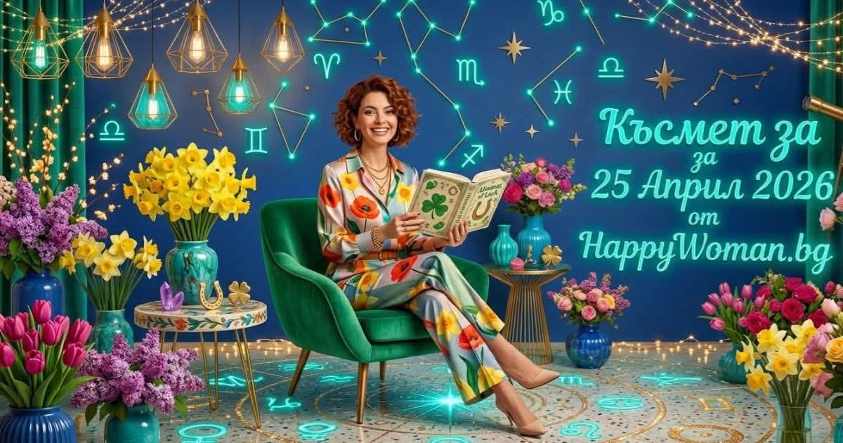 Късмет за 25 Април 2026 Късмет за 25 Април 2026