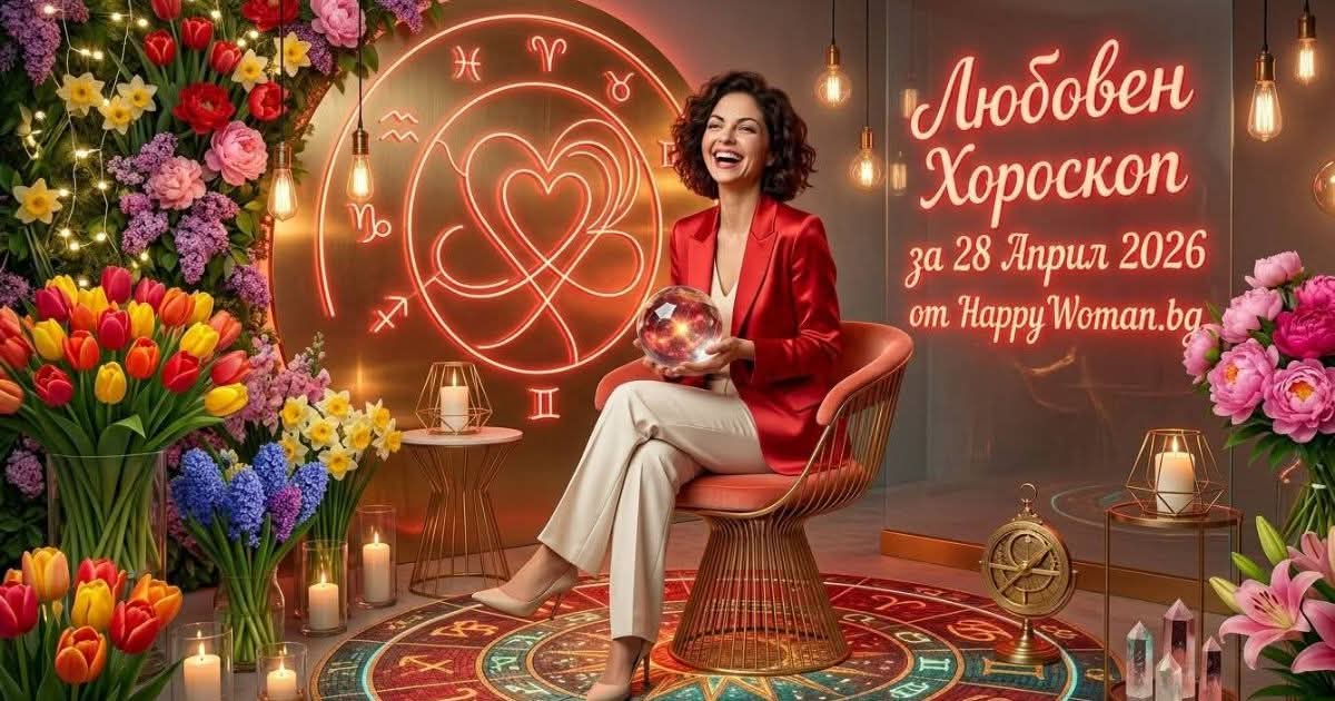 Любовен Хороскоп за 28 Април 2026 Любовен Хороскоп за 28 Април 2026