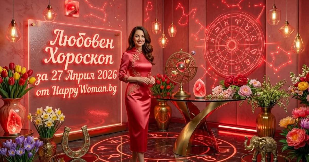 Любовен Хороскоп за 27 Април 2026 Любовен хороскоп за 27 април 2026 – Любовни съвети