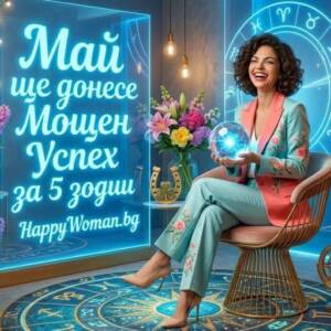 Май ще донесе Мощен Успех за 5 зодии Май ще донесе Мощен Успех на 5 зодии