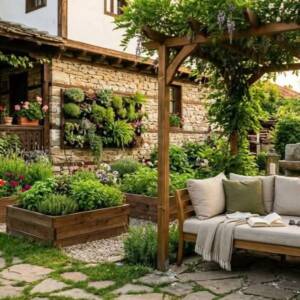 Модерната градина – зелена зона, барбекю зона, релакс зона и зона за игри Зелената зона – сърцето на модерната градина