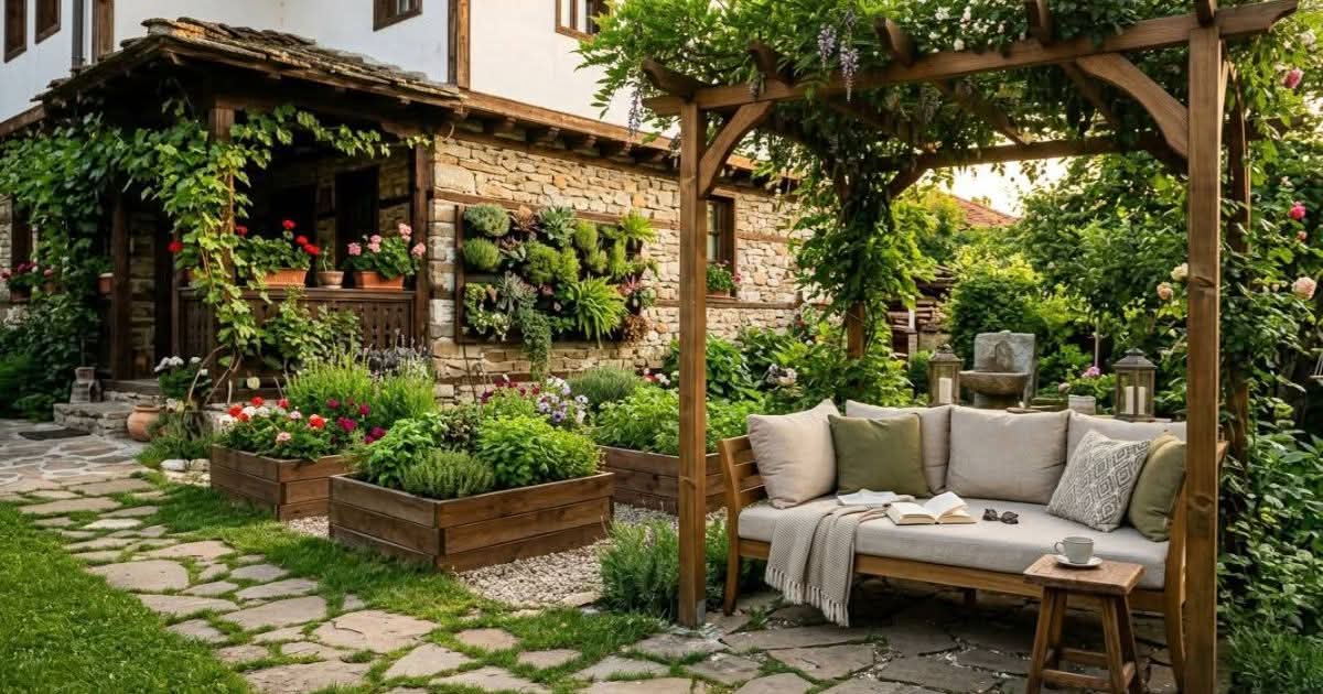 Модерната градина – зелена зона, барбекю зона, релакс зона и зона за игри Зелената зона – сърцето на модерната градина