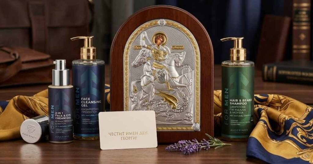 6 май, именници: Най-желаните изненади за Георги, Гергана и всички празнуващи Козметичен комплект за мъже и икона на Св. Георги