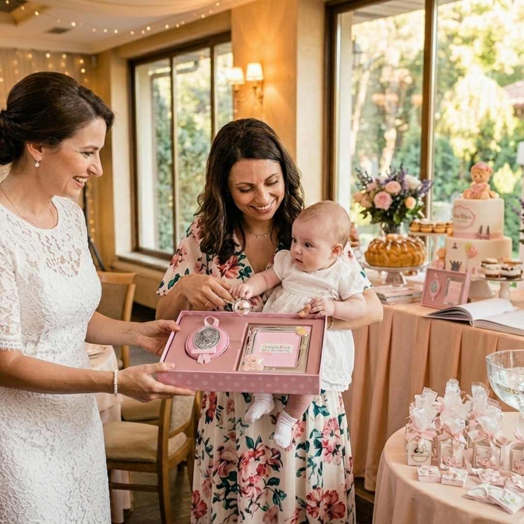 Магията на подаръчните комплекти за кръщене: как да направим празника незабравим: Подаръци от гостите и специални комплекти за кръщене на парти.