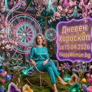 дневен хороскоп за 15 април 2026, от HappyWoman.bg