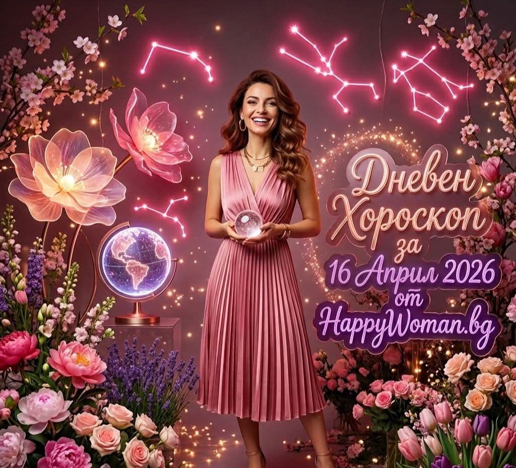 Дневен хороскоп за 16 Април 2026 - четвъртък Дневен хороскоп за 16 Април 2026 – четвъртък