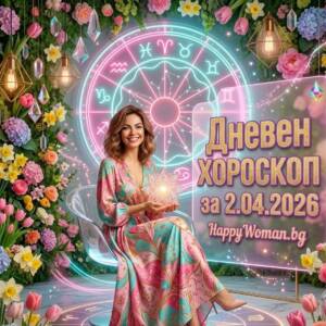 Дневен хороскоп за 2 Април 2026 - четвъртък Дневен хороскоп за 2 Април 2026 - четвъртък