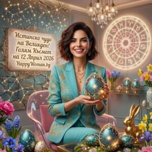 щастлива жена прави прогноза за истинско чудо и голям късмет на Великден, 12 април 2026
