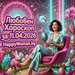 щастлива жена предсравя дневен любовен хороскоп за 11 април 2026 от HappyWoman.bg