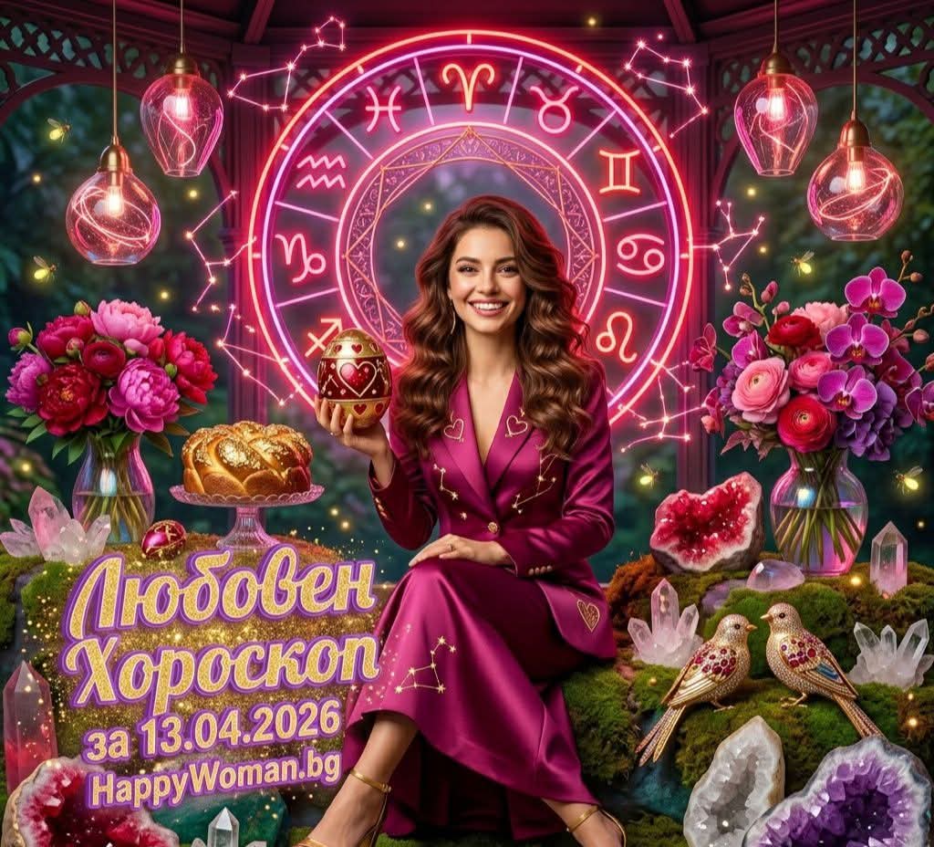 Любовен Хороскоп за 13 Април 2026 за всяка зодия