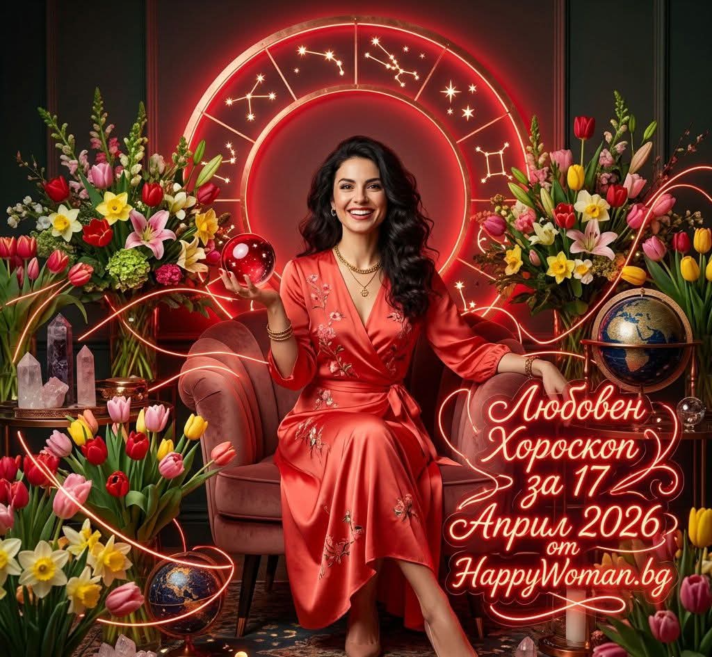 Любовен Хороскоп за 17 Април 2026 за всяка зодия