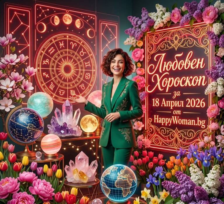Любовен Хороскоп за 18 Април 2026 за всяка зодия