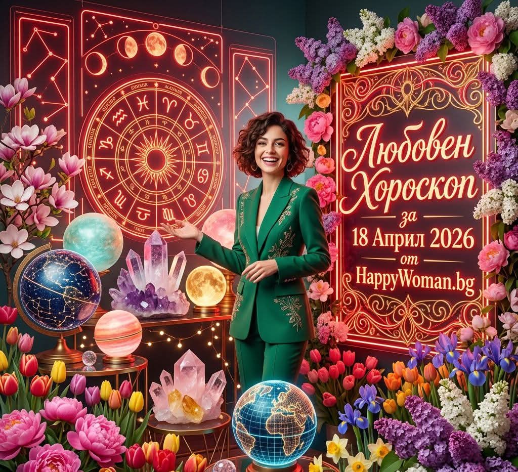 Любовен Хороскоп за 18 Април 2026 за всяка зодия