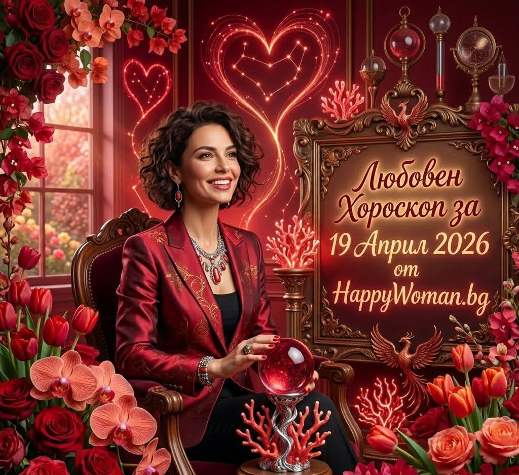 Любовен Хороскоп за 19 Април 2026 за всяка зодия