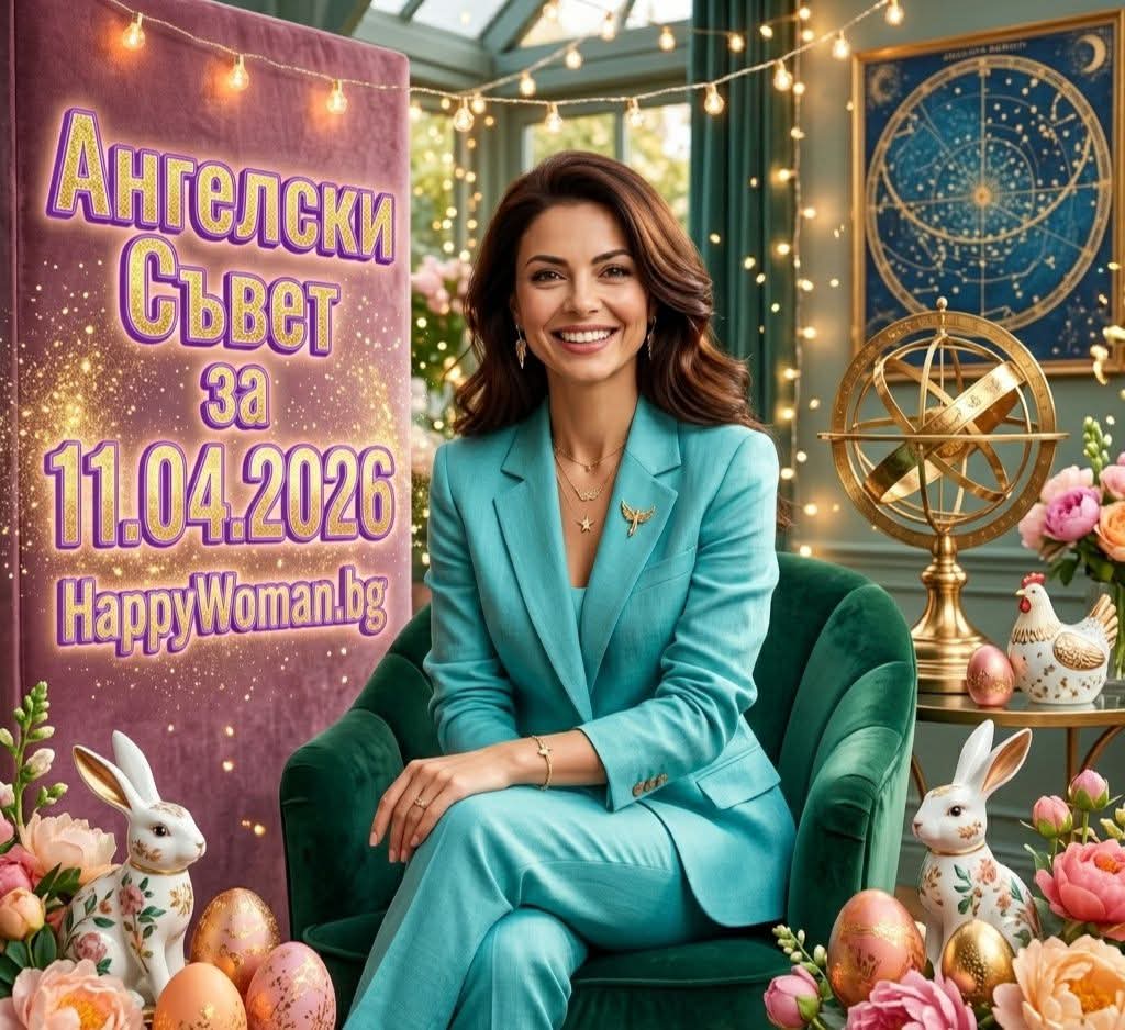 Щастлива жена предсравя духовно напътствие и съвет за 11.04.2026