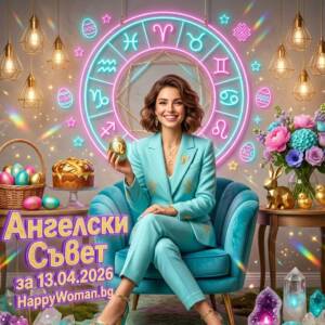 ангелски съвет за 13 април 2026 за всяка зодия от HappyWoman.bg