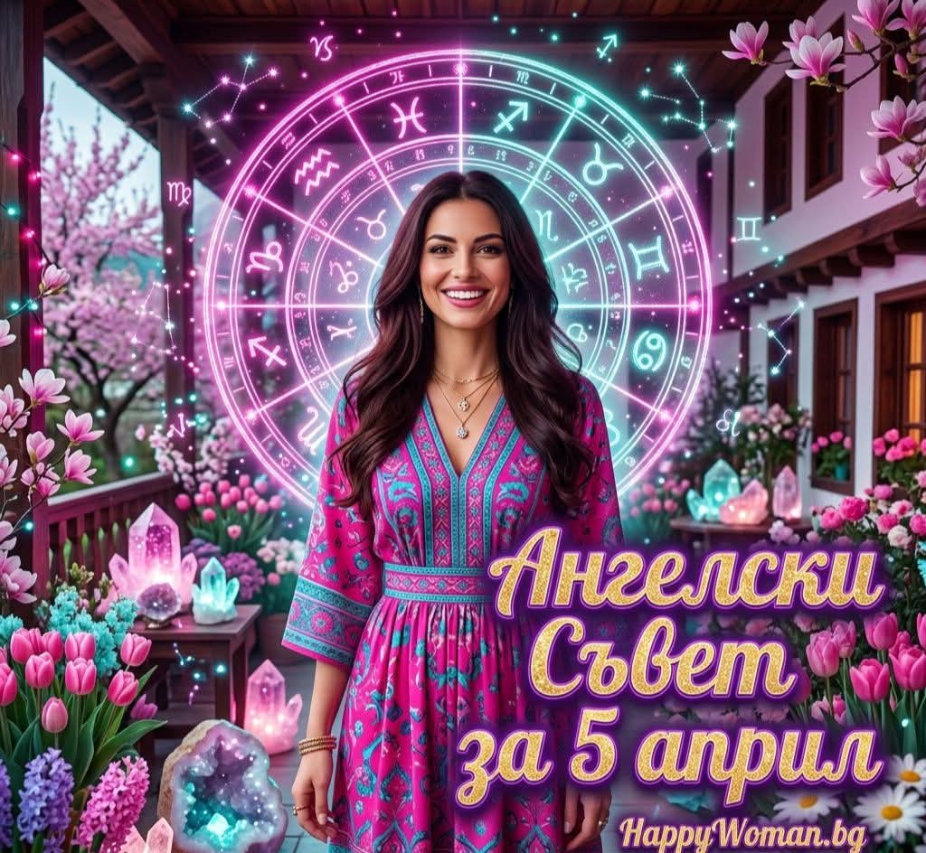 Ангелски Съвет за 5 Април 2026 за всяка зодия Ангелски Съвет за 5 Април 2026 за всяка зодия