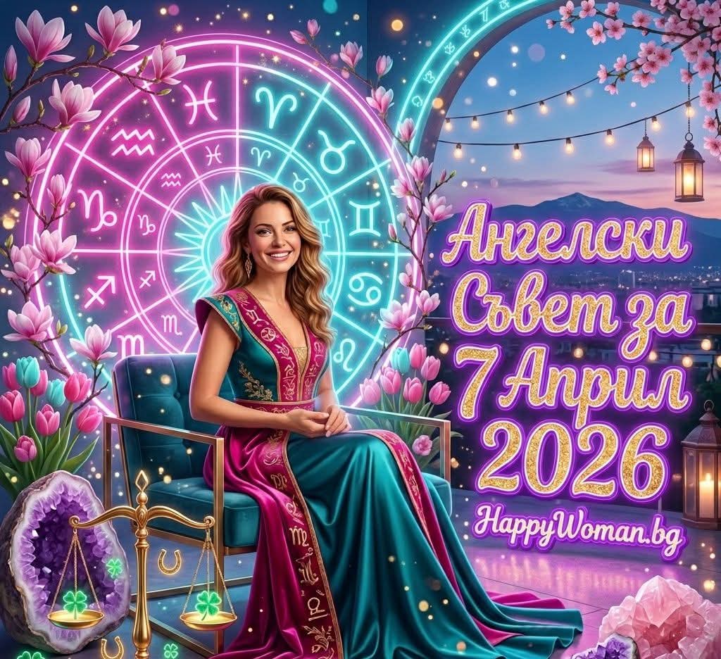 Ангелски Съвет за 7 Април 2026 за всяка зодия Ангелски Съвет за 7 Април 2026 за всяка зодия