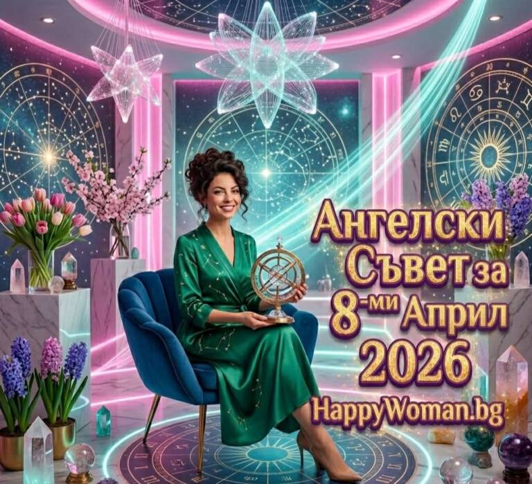 Ангелски Съвет за 8 Април 2026 за всяка зодия Ангелски Съвет за 8 Април 2026 за всяка зодия