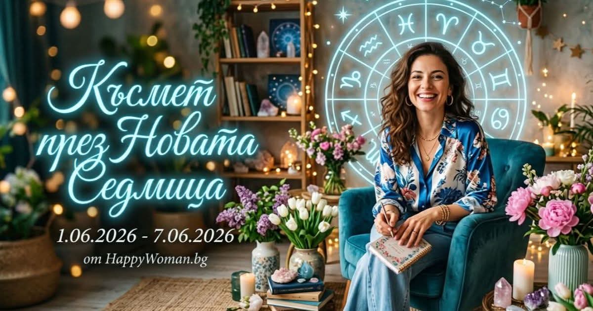 Готви се за Огромен Късмет: Новата Седмица 1.06.2026-7.06.2026 носи съдбоносни обрати за 7 зодии Новата Седмица 1.06.2026-7.06.2026: Време за чудеса
