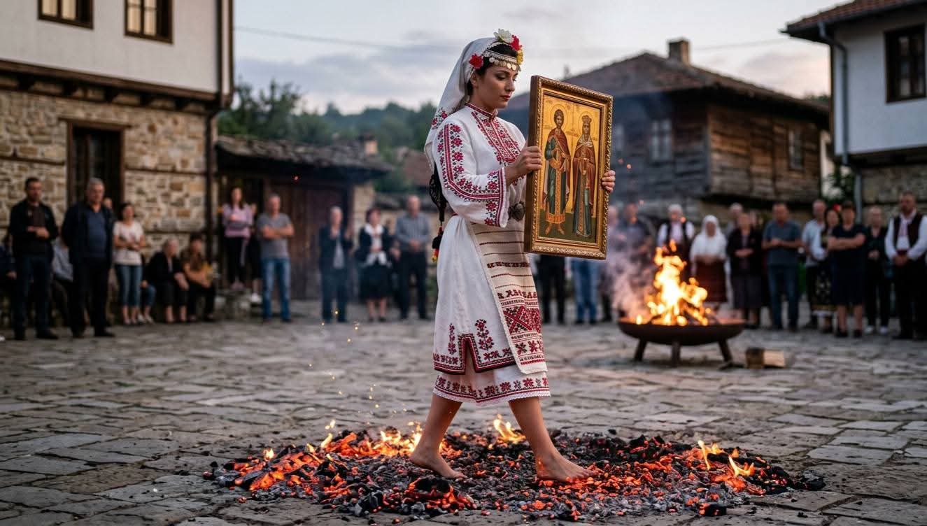 Защо нестинарите никога не изгарят краката си Ролята на подготовката - Как тялото побеждава огъня